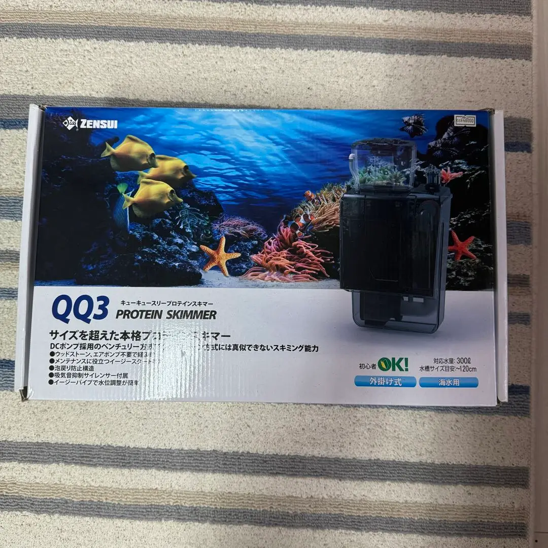QQ3 PROTEIN SKIMMER 予備インペラー付き 楽天市場】ゼンスイ 外掛式 プロテインスキマー QQ3 (水量300L