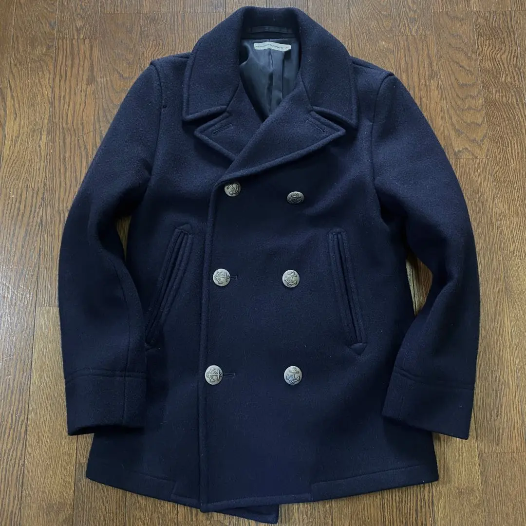 HEAD PORTER PLUS ヘッドポータープラス ピーコート Ｌ 美品】PORTER CLASSIC【KENDO SASHIKO SHORT PEA COAT】XL 剣道