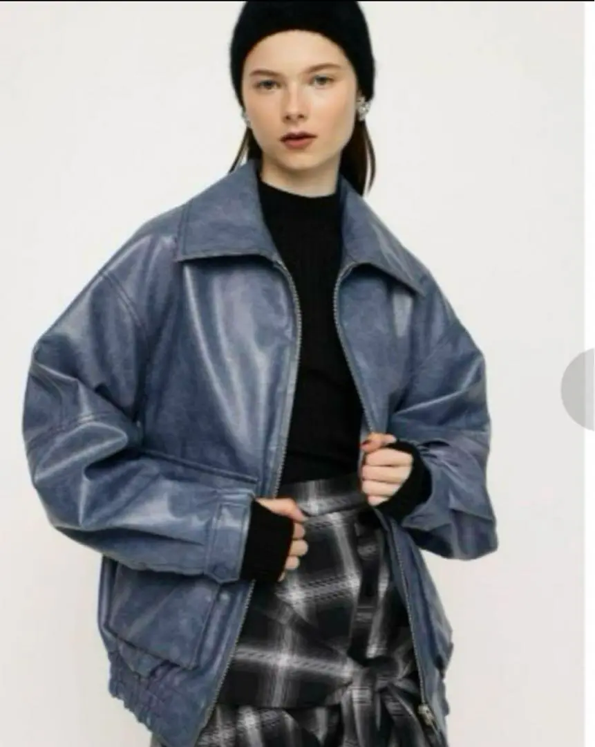 2025年最新】faux leather oversize ブルゾンの人気アイテム