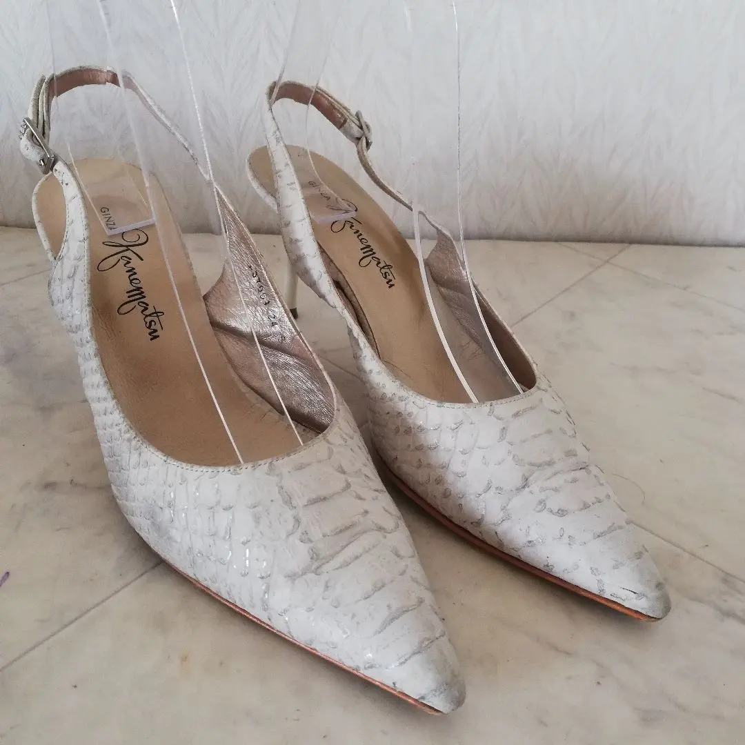 Thumbnail of Ginza Kanematsu Genuine Leather Strap Pumps, 24cm