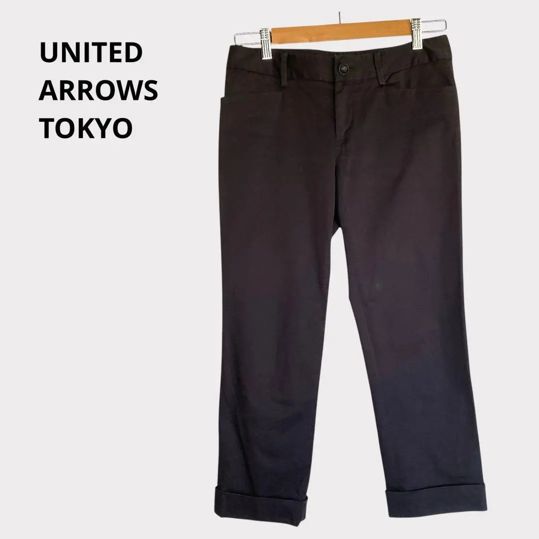 Thumbnail of United Arrows Tokyo Pants, Black, Size 38 (Equivalent to M), Made in Japan