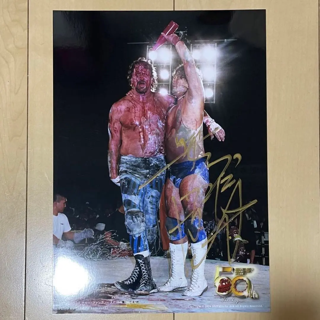 大仁田厚　直筆サイン入り　フィギュア　プロレス　FMW ハズブロ風 大仁田厚 直筆サイン入り フィギュア プロレス FMW ハズブロ風