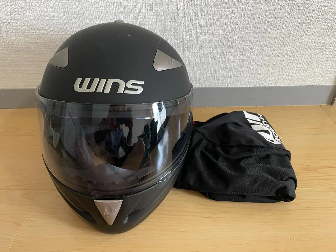【美品】WINS CR-SERIES XLサイズ ブラックメタリック ヘルメット｜ウインズジャパン