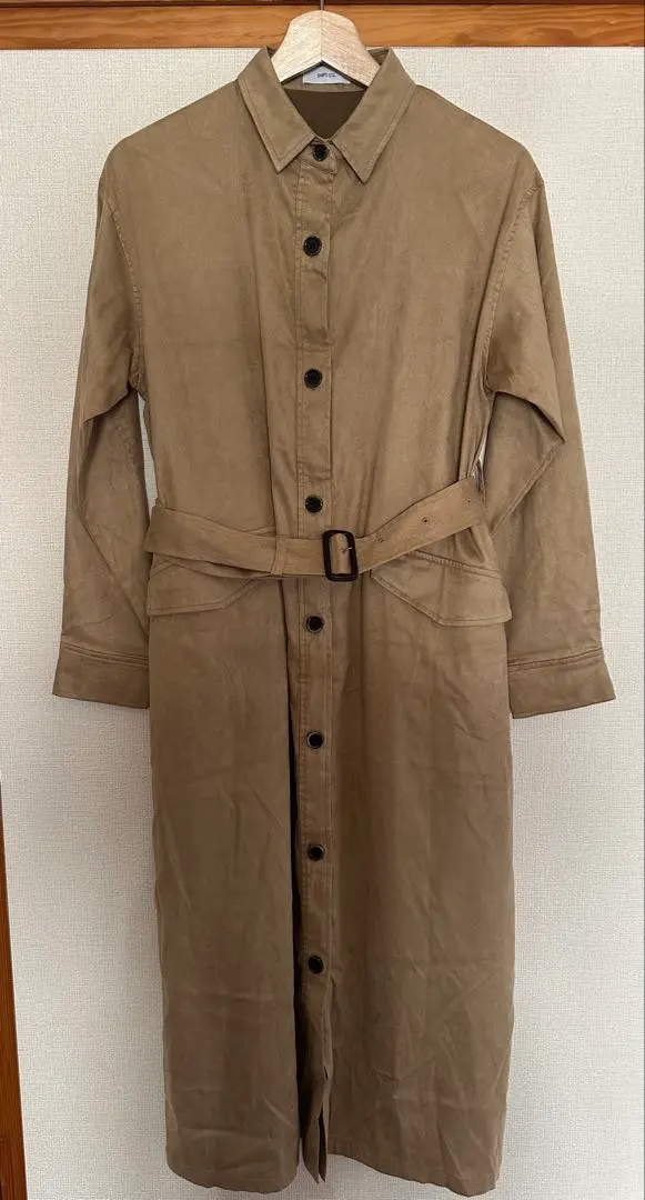 Thumbnail of SHIPS [Excellent Condition] Beige Long Sleeve Shirt Dress