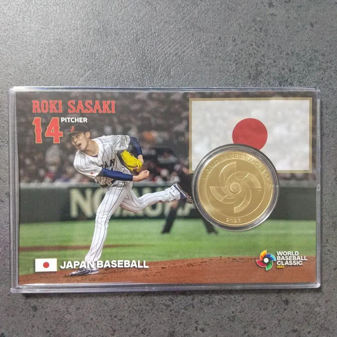 【新品未使用】WBC記念コインカード　ヌートバー選手 WBC 日本代表 ヌートバー Topps Bowman 直筆サイン カード