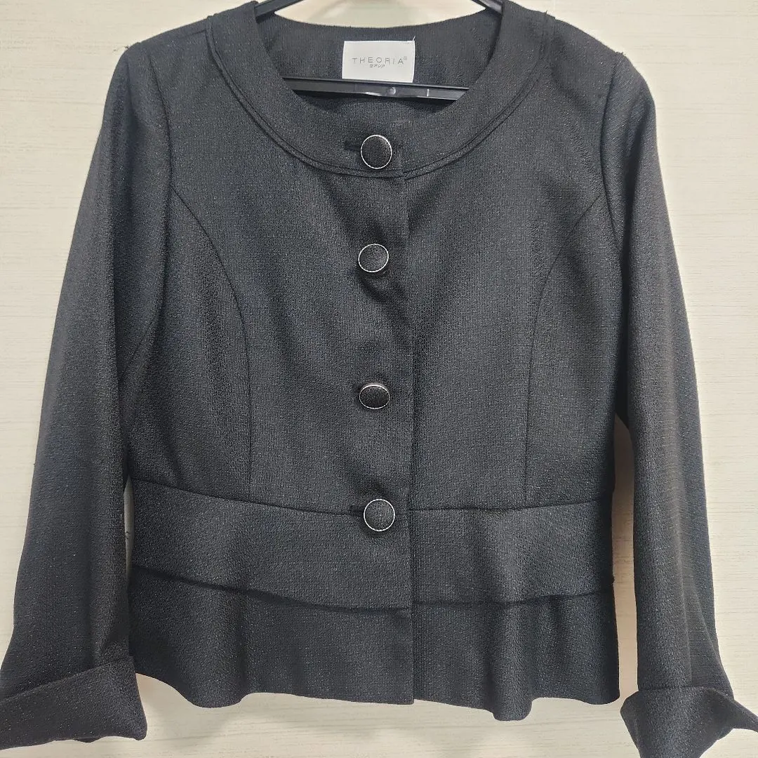 Thumbnail of No collar jacket, black