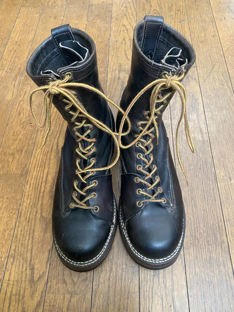 ウエスコ　旧ロゴジョブマスター　奇跡の一足 90s 旧ロゴ Wesco Jobmaster 8inc Red wood - メルカリ