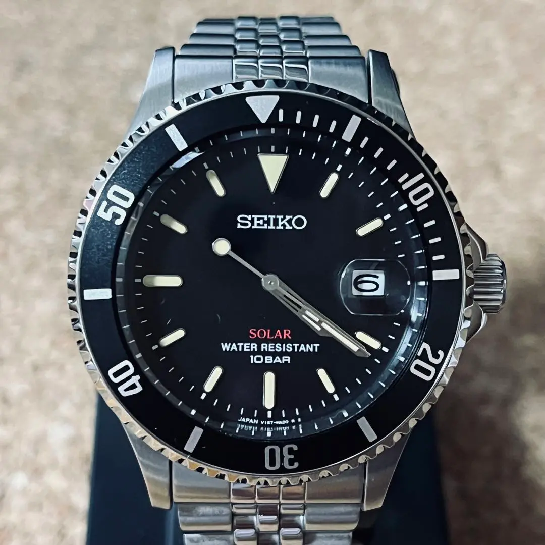 SEIKO ダイバー SZEV012 V157-HADO ソーラー