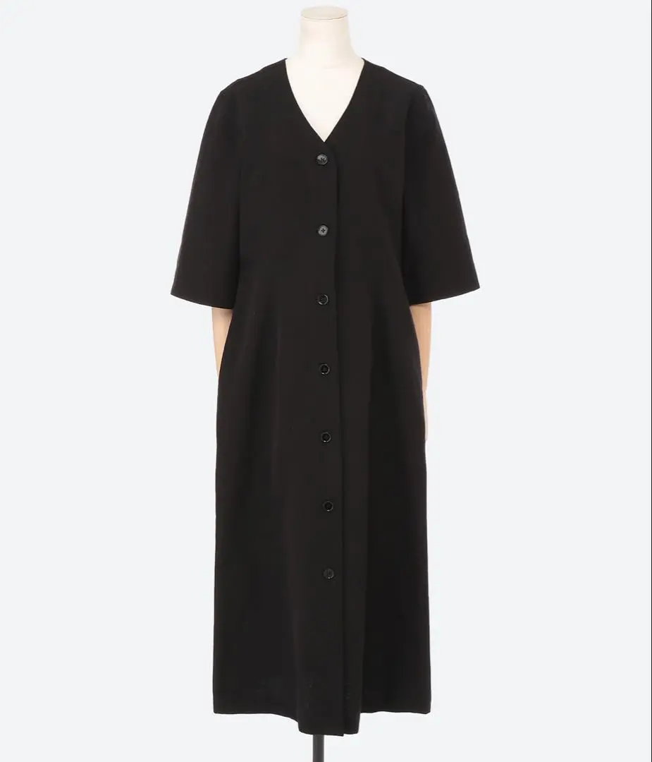 美品　LOEFF シャツワンピース LOEFF＞ツイル T ワンピース