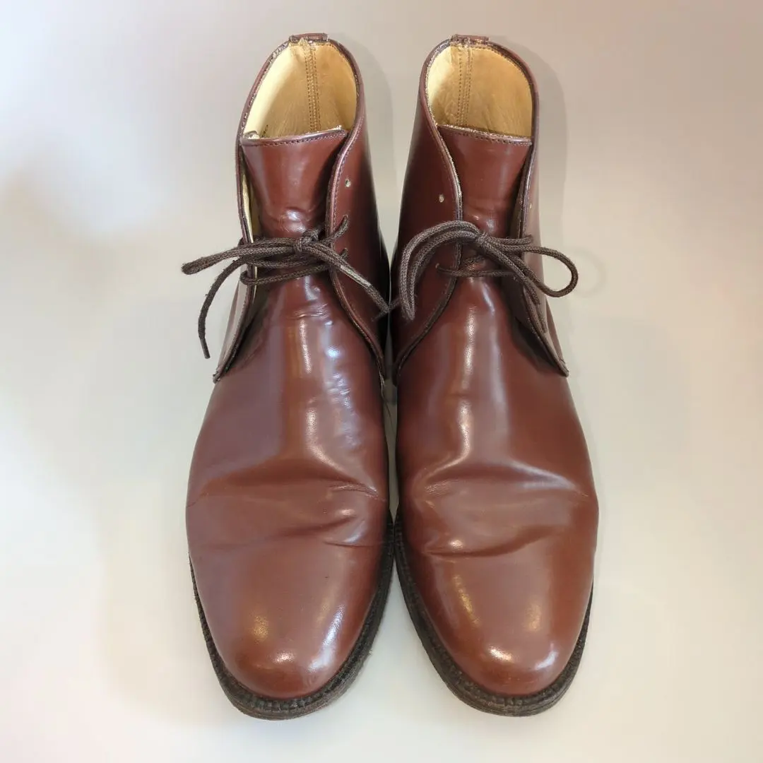 Thumbnail of Rare, Made in England Clarks Brown Chukka Boots, Sanders Made
