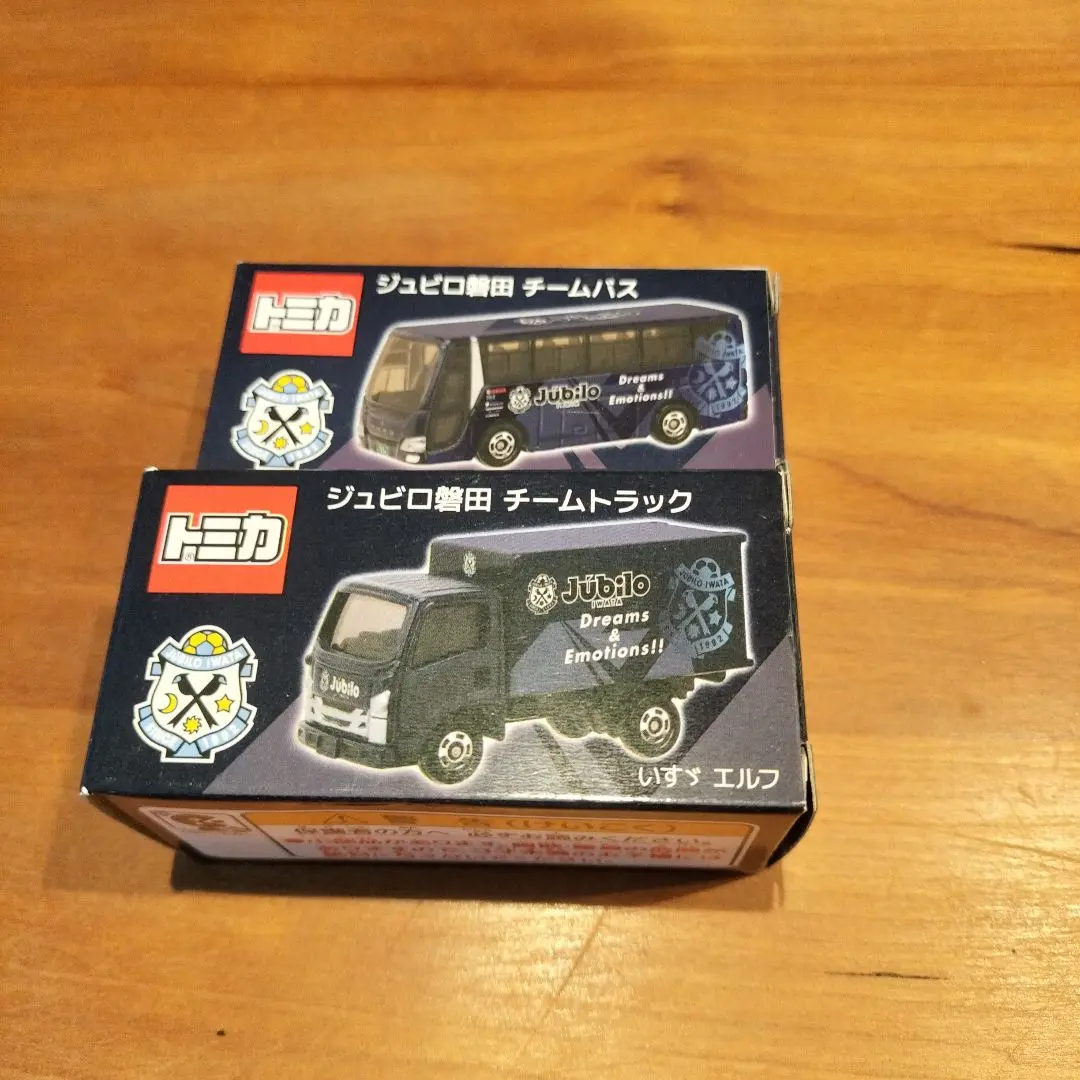 【未開封・非売品】ジュビロ磐田  トミカ チームバス チームトラック 未開封・非売品】ジュビロ磐田 トミカ チームバス チームトラック