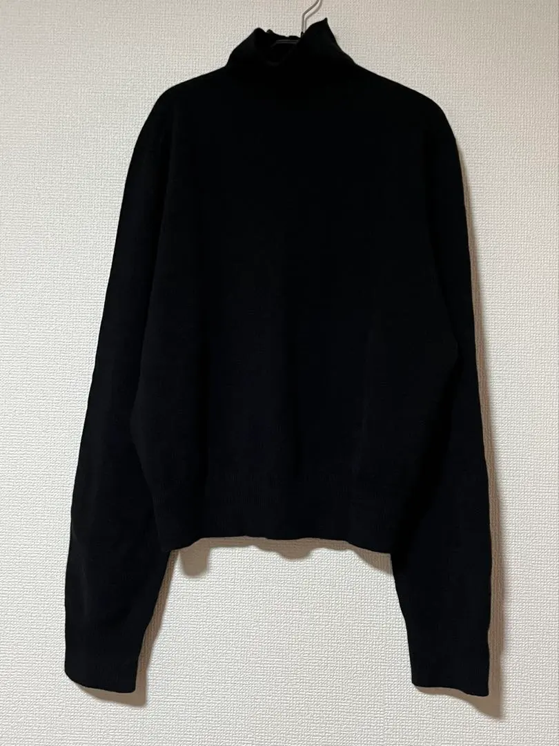 Todayful 羊毛喀什米爾 高領針織衫 黑色 的縮圖