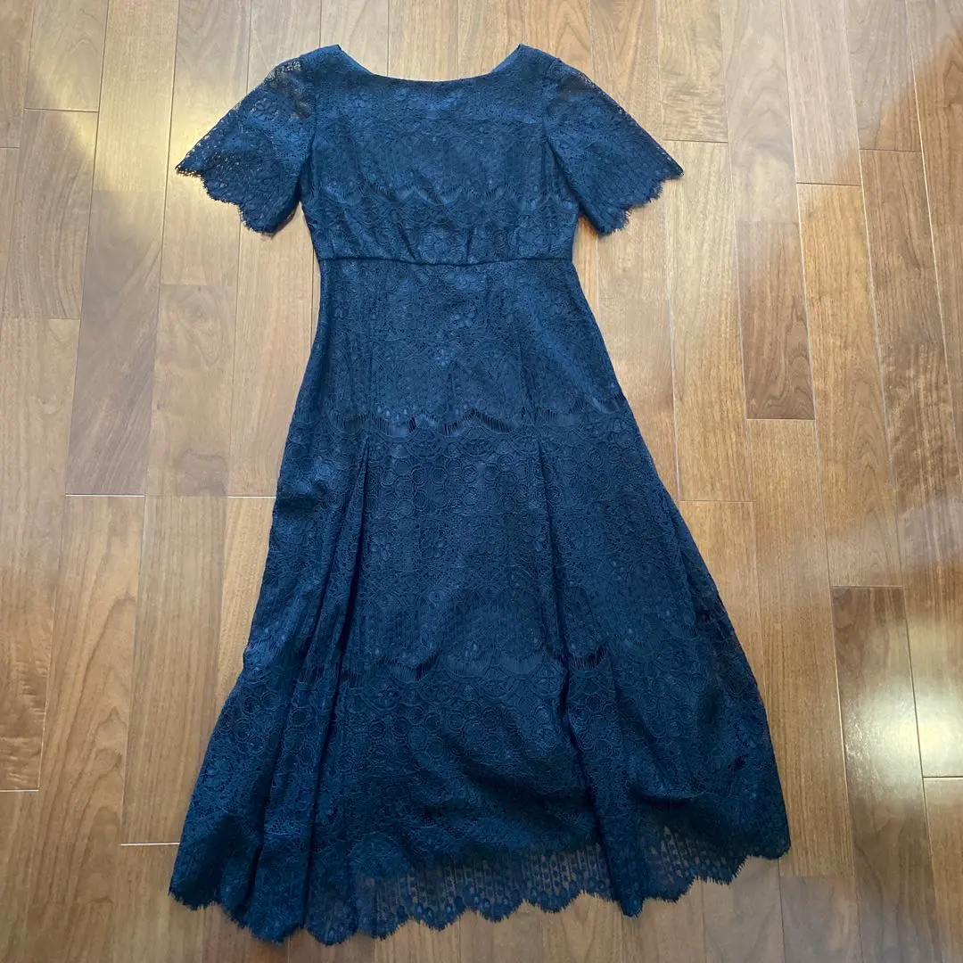 Thumbnail of OPAQUE CLIP Navy Lace Dress 36/S