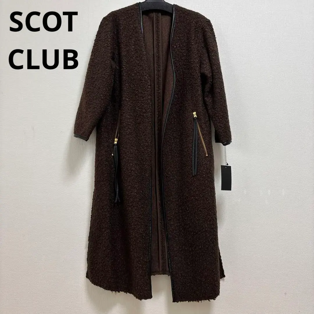 Thumbnail of New ☆ Retail Price 23,000 yen ☆ SCOT CLUB ☆ Boa Material Brown Long Coat