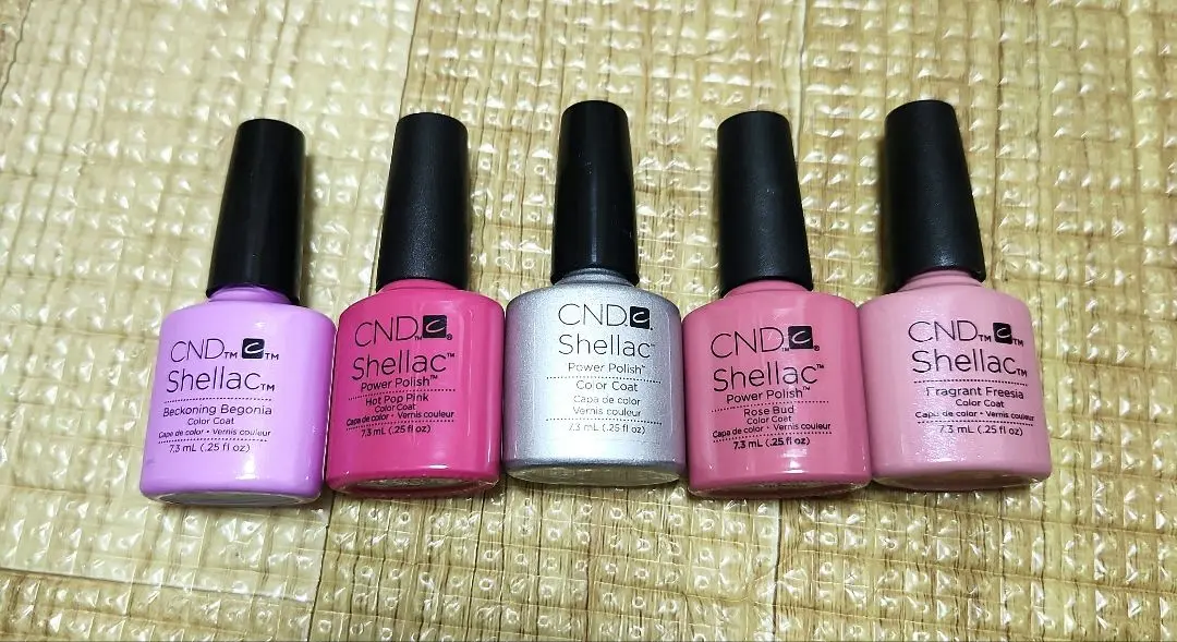 CND CHELLAC シェラックネイルセット 講習用 - メルカリ