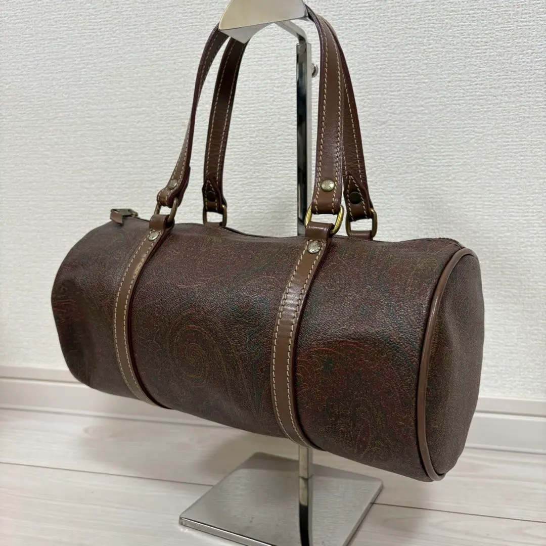 Thumbnail of Etro Mini Boston Bag Drum Bag Paisley Brown