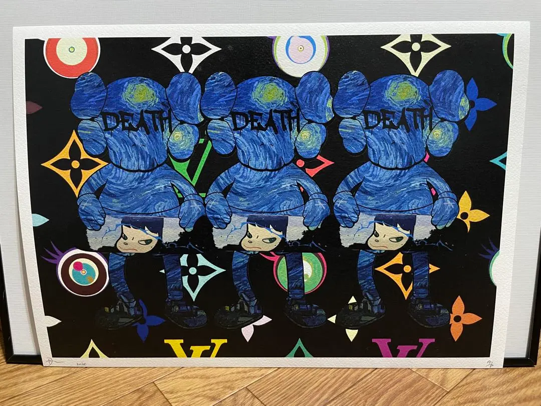 超希少ED30！WIZARD SKULL シルクスクリーン KAWS KYNE