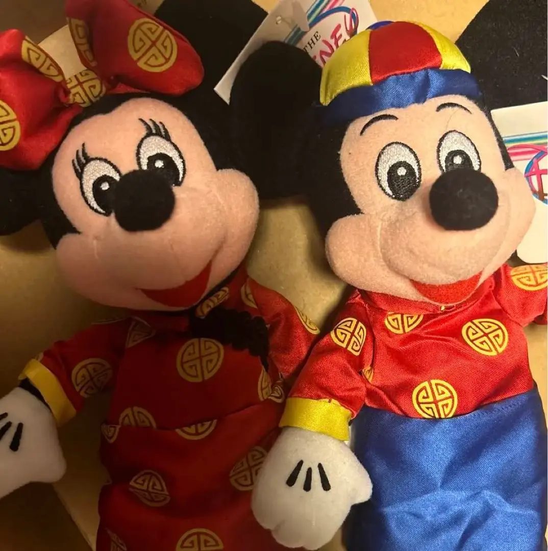 ミッキーミニーチャイナ服 Disney baby ぬいぐるみ タグ付き 2025年最新】ミッキーマウス チャイナ服 ぬいぐるみの人気