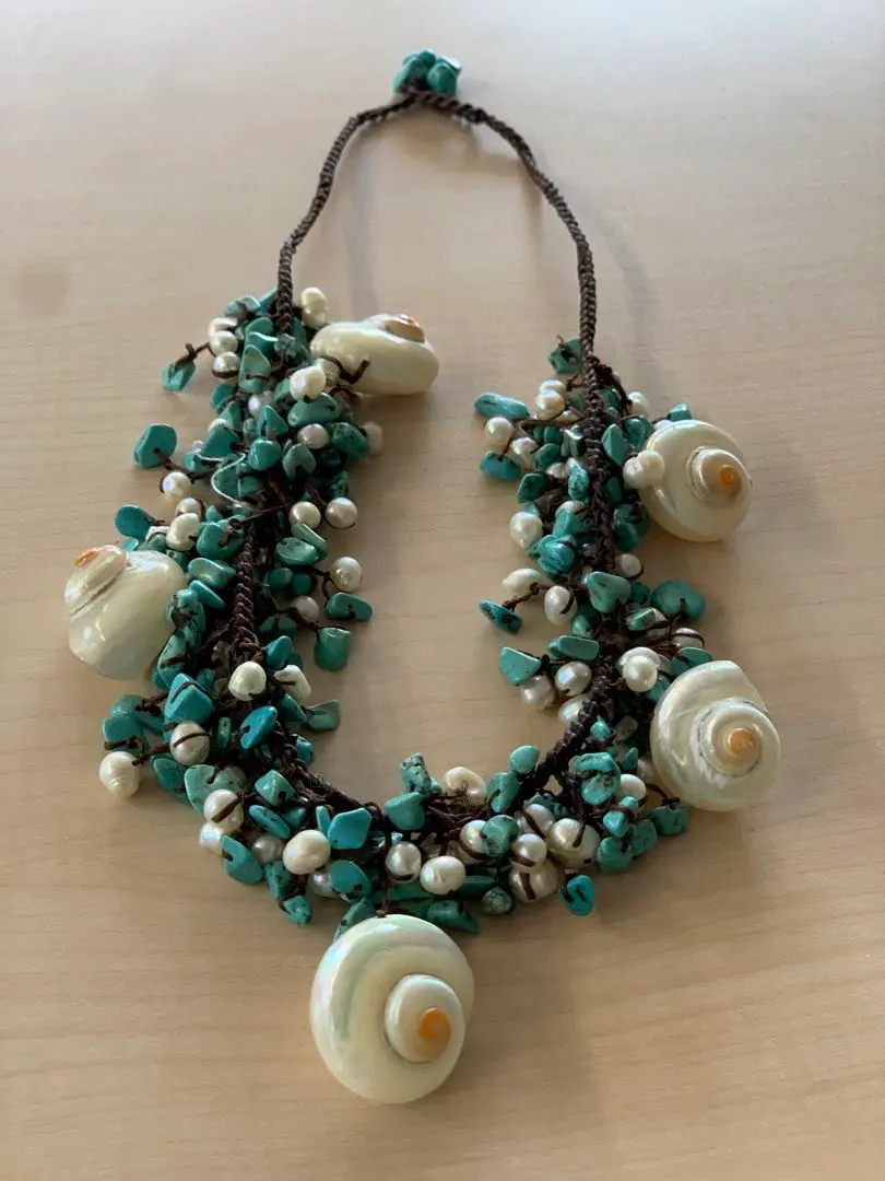 Thumbnail of Bohemian Style Necklace Shell Okinawa Ryukyu Vacation