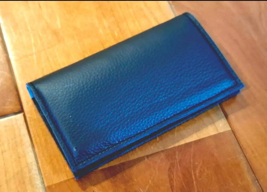 Thumbnail of Business Card Holder, Genuine Leather, Pigment Finish, Black