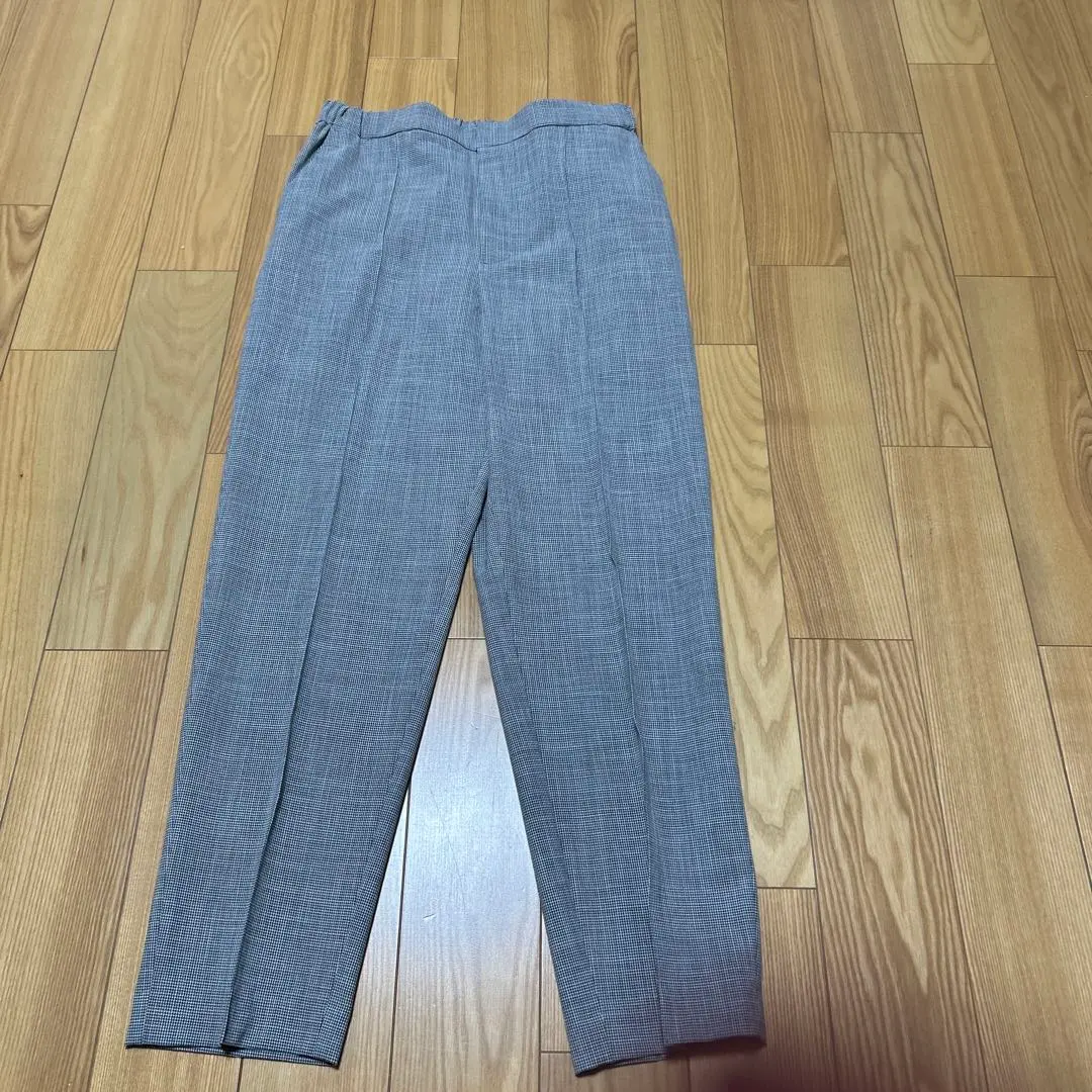 Thumbnail of New, Unused ☆ Comme Ça Models Gray Center Press Tapered Pants, Size 9