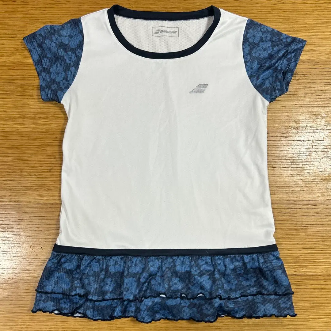 Thumbnail of Babolat White and Navy T-shirt with Frills
