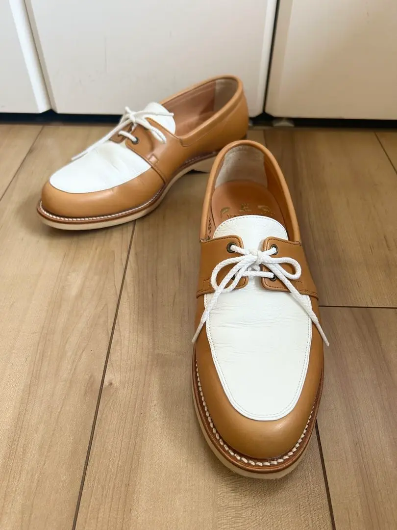 【極美品】SCOTCHGRAIN スコッチグレイン デッキシューズ 24 2025年最新】SCOTCH GRAIN モカシン・デッキシューズの人気