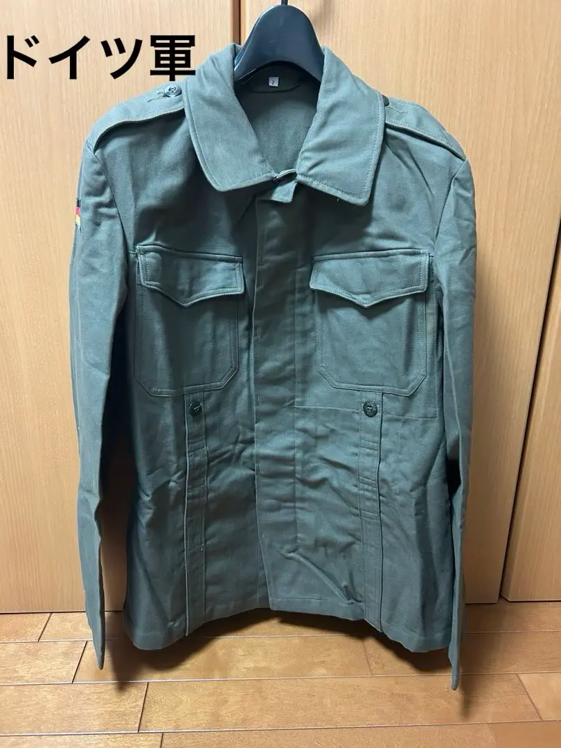 ドイツ軍　上下　実物ミリタリージャケット　パンツ　セット　サバゲー MILITARY 実物 USED ドイツ軍 FR フロントジップ デッキ