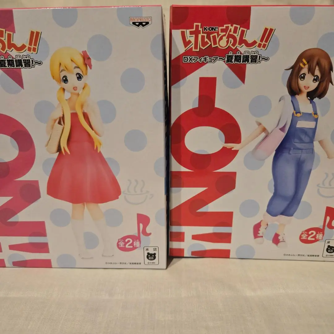 (未使用･未開封品)けいおん！ DXフィギュア 夏期講習！ K-ON！ プライズ バンプレスト（全２種フルセット+ポスターおまけ付） Amazon.co.jp: けいおん DXフィギュア 夏期講習 KON プライズ