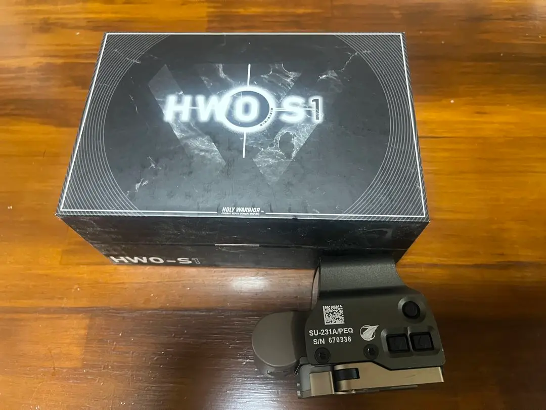 [極美品]Holy warrior ホロサイト　箱あり HOLY WARRIOR ET 558 EXPS3-0 Gen3 タイプ ホロサイト DE ドット