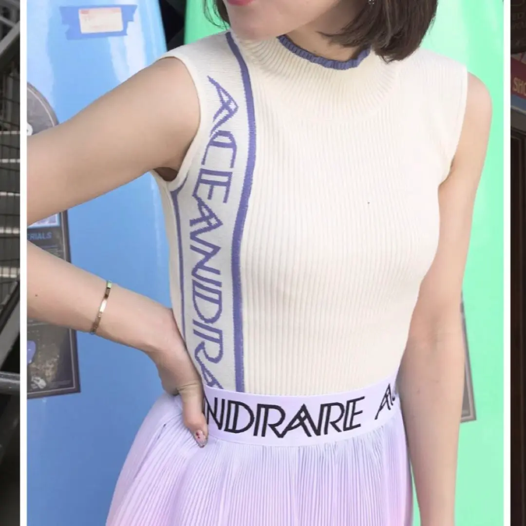 aceandrare　エースアンドレア　158T ゴルフウェア　美品 ACEANDRARE エースアンドレア 718062402 ノースリーブベスト