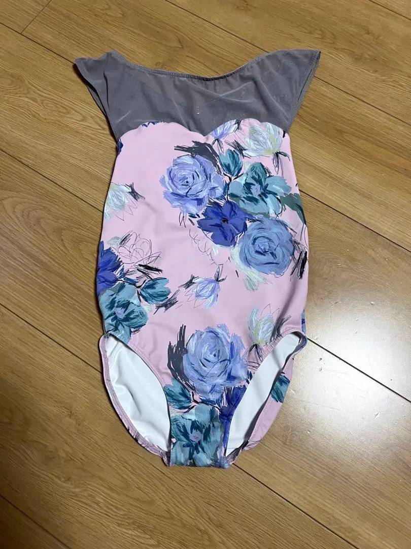 stina レオタード 120 130 キッズ stina / type Z zip / Grace rose sage / kids / girl