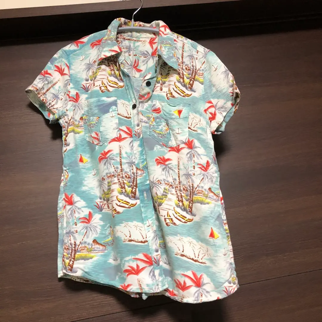 Thumbnail of Tropical Print Short Sleeve Shirt - Aloha