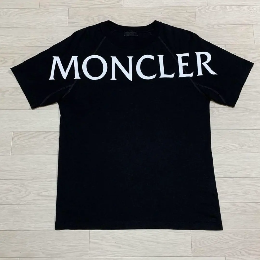 Thumbnail of [Excellent Condition] MONCLER Rubber Patch Black Logo T-shirt 4S515