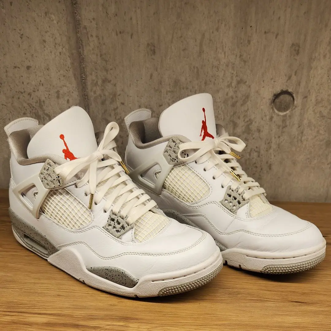 シューズ(男性用) AJ4 TECH WHITE Nike Air Jordan 4 