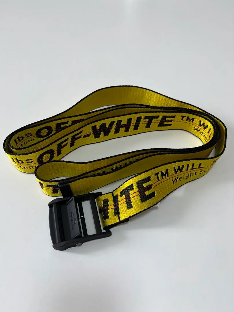オフホワイトベルト　黄色　イエロー　ヌビアン 2025年最新】OFF-WHITE カラー：イエロー系 ベルトの人気