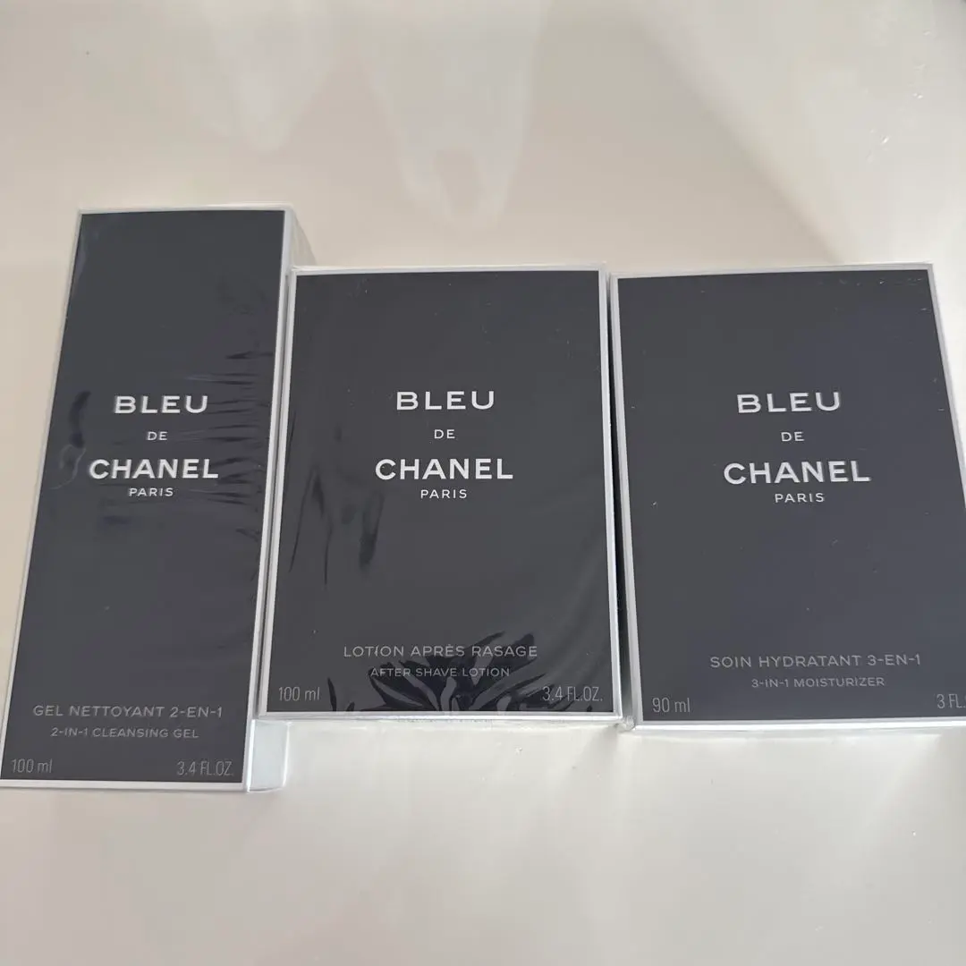 【新品未使用】ブルードゥシャネル　洗顔ローション　モイスチャライザー3点セット 楽天市場】シャネル ブルー ドゥ シャネル 3-IN-1 モイスチャ