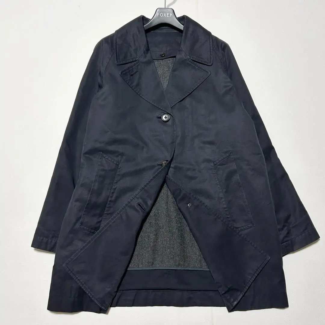 瑪格麗特·豪威爾 棉質華達呢大衣 附羊毛內襯 的縮圖