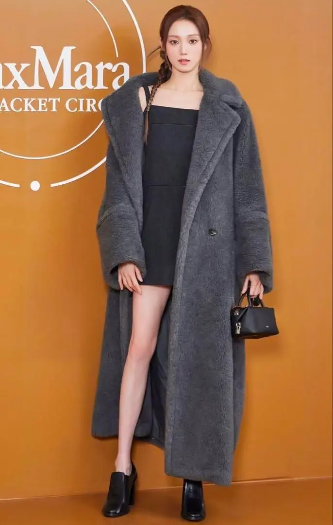 ネイビー テディベアコート XS 楽天市場】MAX MARA マックスマーラ ファーコート TEDDY テディ
