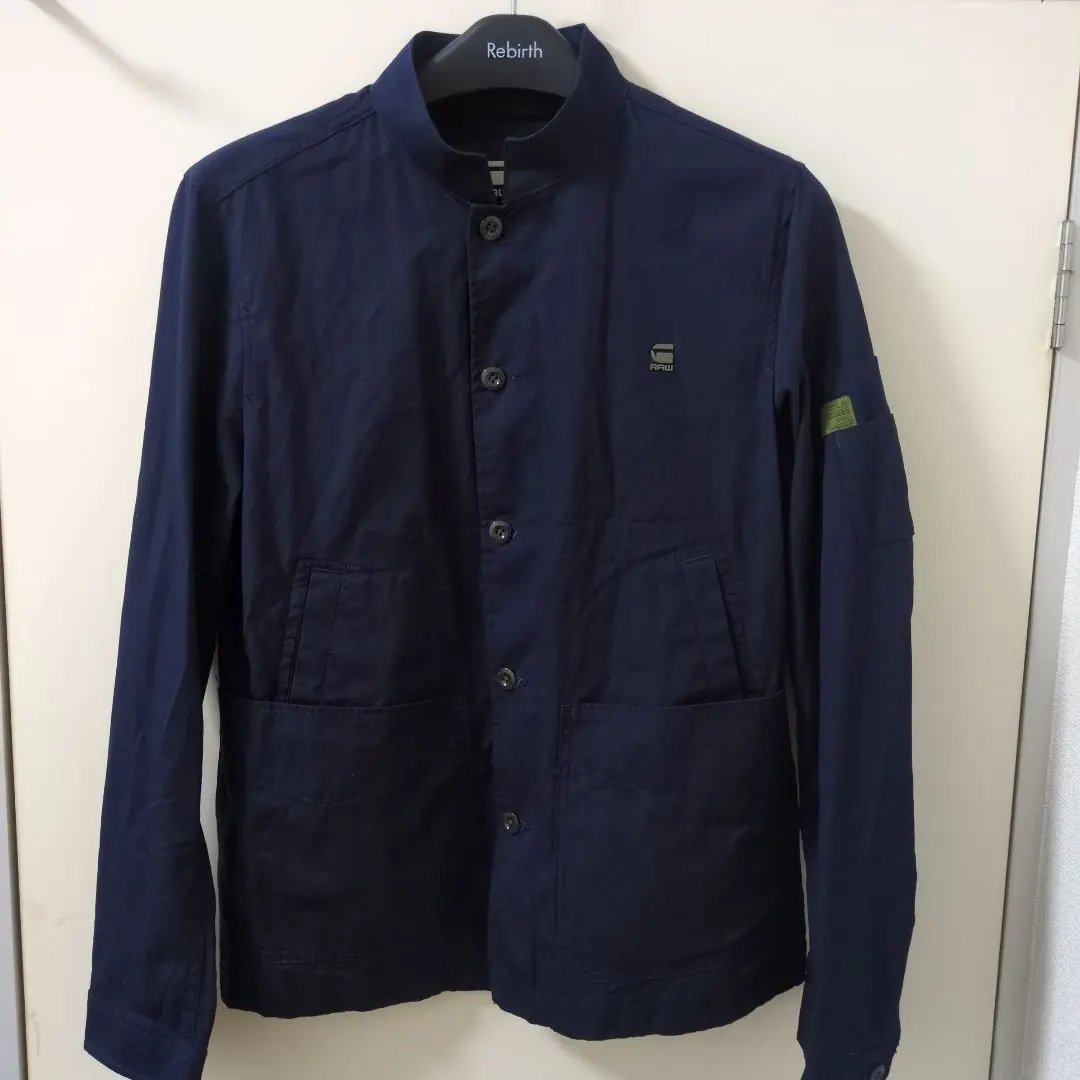 Thumbnail of G-STAR RAW Collarless Jacket M Navy