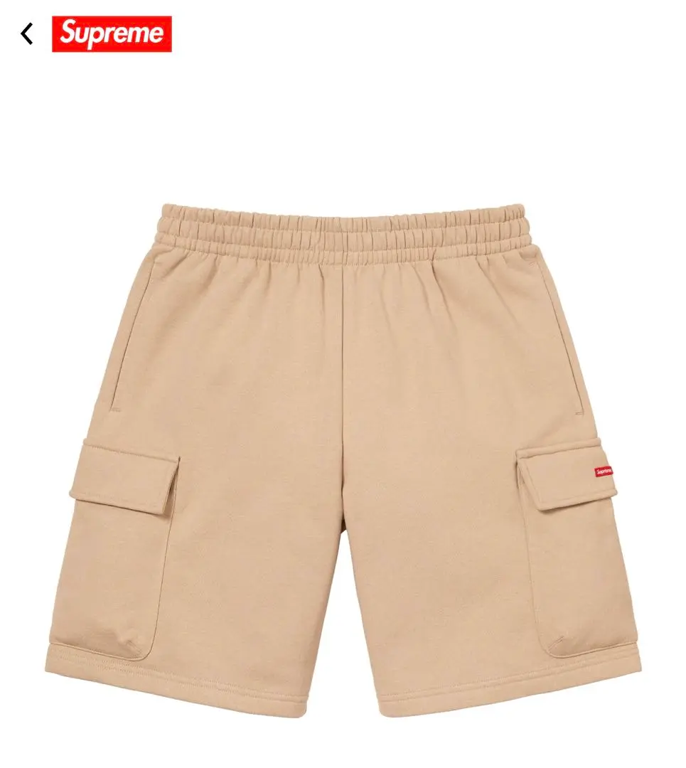 2025年最新】supreme small box baggy cargo sweatshortの人気