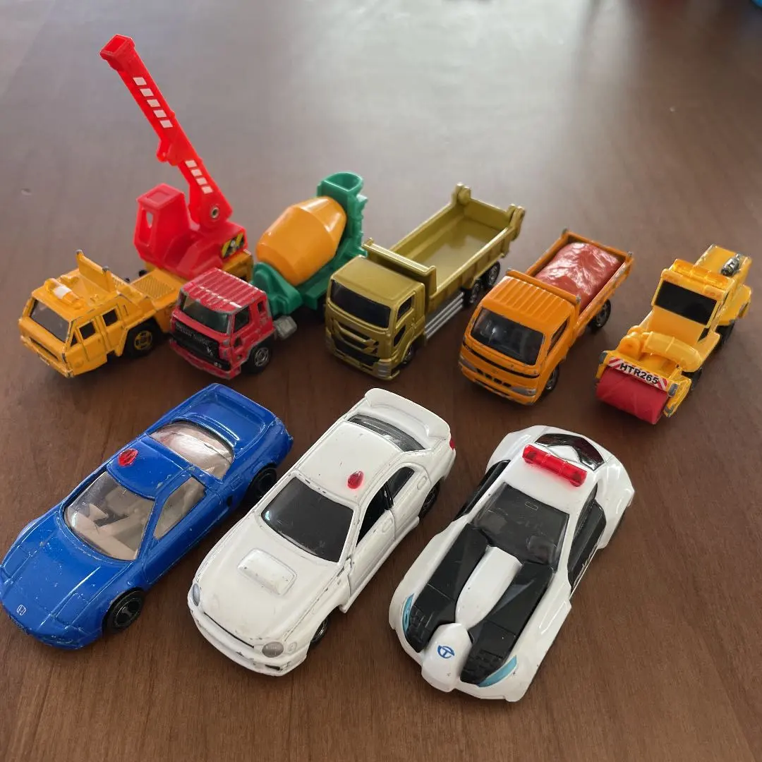 Thumbnail of Tomica Construction Vehicles & Police Cars - Set of 8