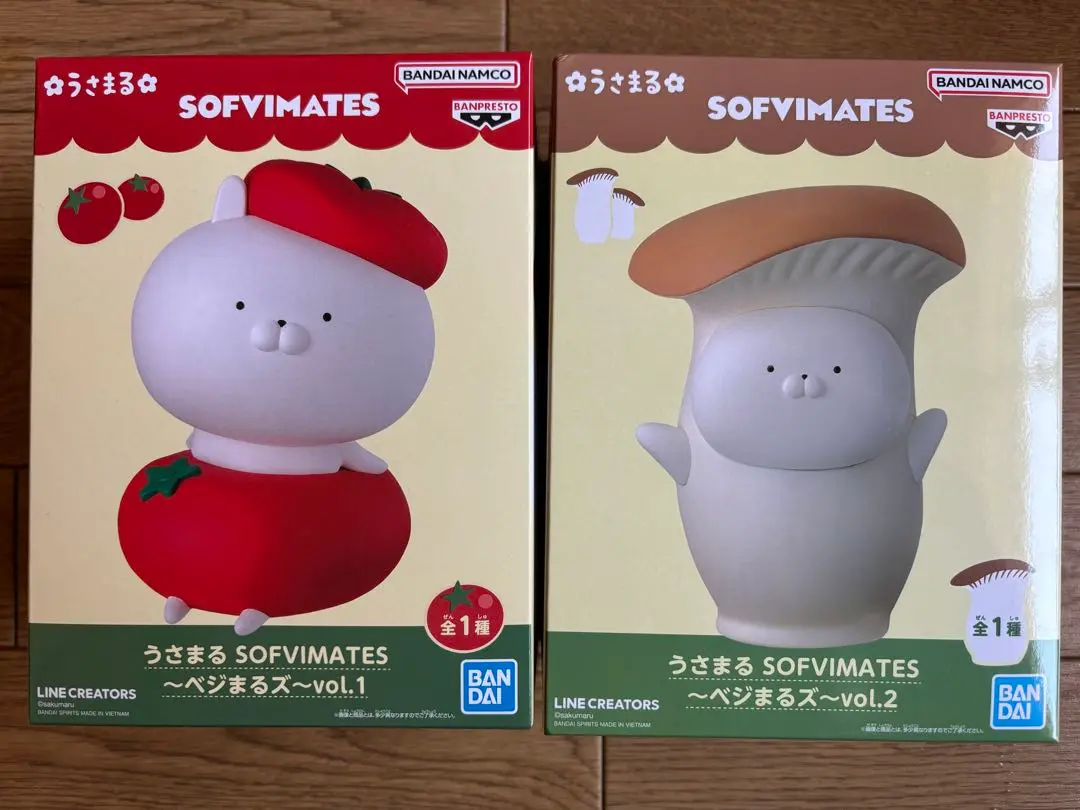 うさまる　ベジまるズ　SOFVIMATES　ソフビメイツ　フィギュアセット 2025年最新】SOFVIMATES ベジまるズ vol.2の人気アイテム - メルカリ