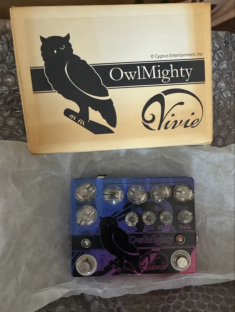OwlMighty Vivie 初期型 エフェクターレビュー【Vivie】OwlMighty | K・Iのベースを