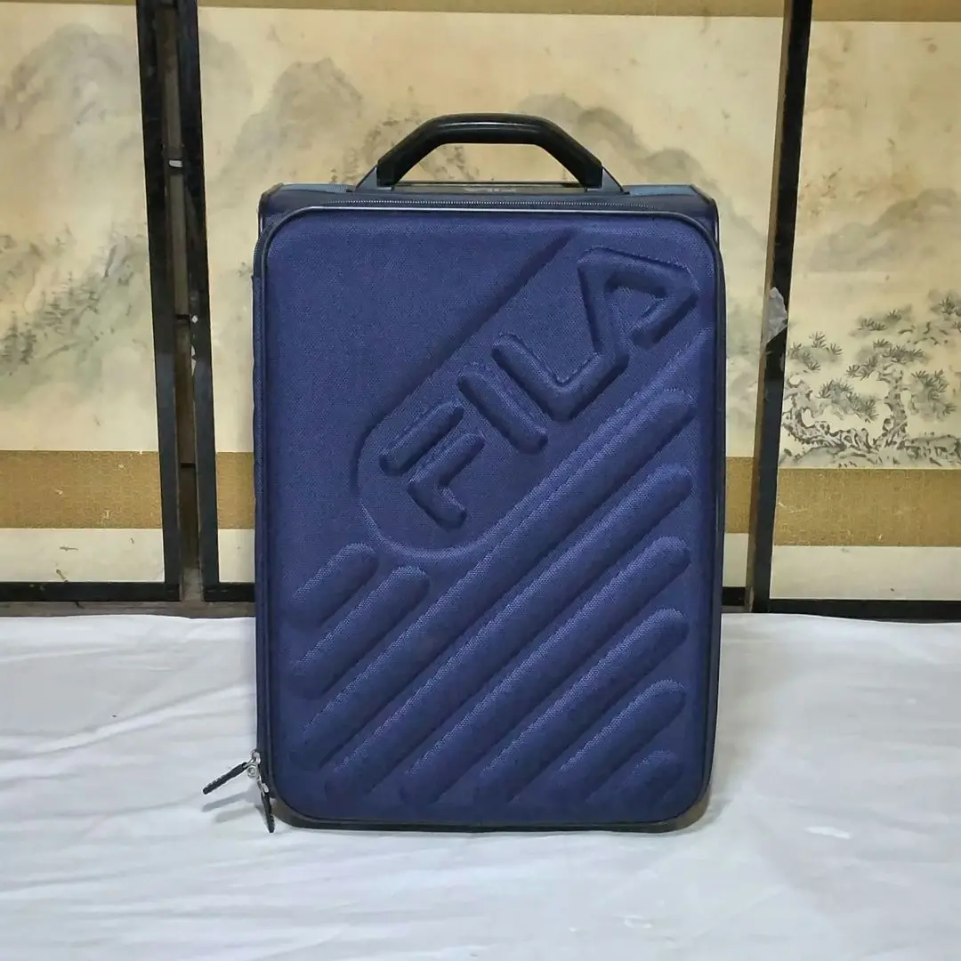 H FILA スーツケース キャリーケース 美品 FILA スーツケース Mサイズ 49~54L フィラ 2~4泊 拡張