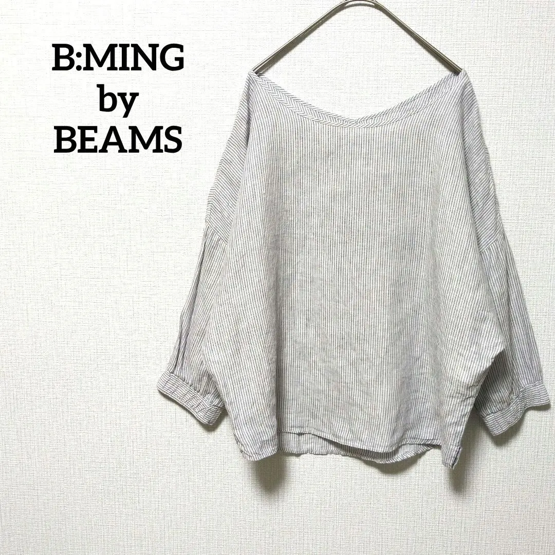 Thumbnail of B:MING by BEAMS Shirt Blouse Striped M Size