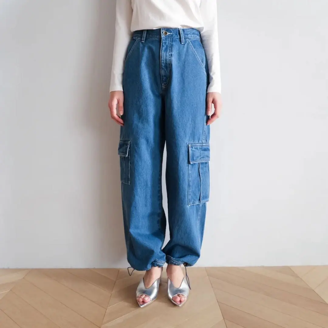 Searoomlynn LOOSE シールームリン カーゴデニムパンツ ブルー 2025年最新】SeaRoomlynn デニム カーゴの人気アイテム - メルカリ