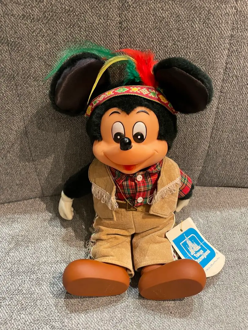 ヤングエポック ミッキー ぬいぐるみ ソフビフィギュア ウエスタン カウボーイ ヤングエポック ミッキー ぬいぐるみ ソフビフィギュア
