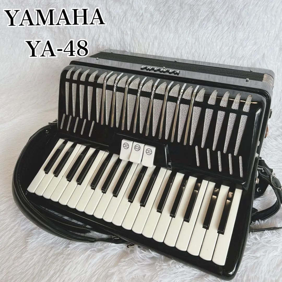 【音出ました】YAMAHA YA-48 ヤマハ アコーディオン 34鍵盤　ハード 音出ました】YAMAHA YA-48 ヤマハ アコーディオン 34鍵盤 ハード