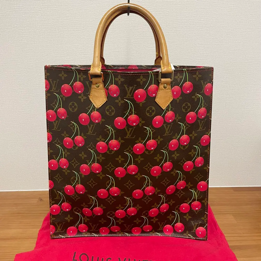 ルイヴィトン 村上隆 モノグラムチェリー 手帳カバー 美品